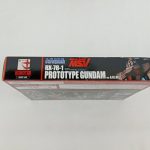 商品箱の上面。ROBOT魂 SIDE MSとRX-78-1 PROTOTYPE GUNDAMの文字