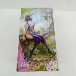 外箱の側面。『地獄楽』『杠』の文字とフィギュアの写真