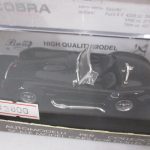 ケース越しに本体を撮影。台紙に COBRA と carrozzeria: Spyder の印字があります。