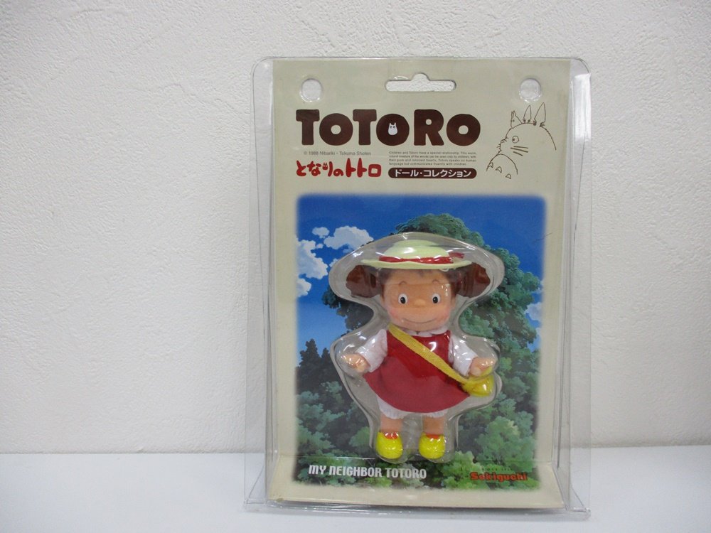 めいちゃんの台紙付きブリスター正面。台紙に TOTORO となりのトトロ ドール・コレクション の印字があります。