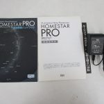付属の星座解説ハンドブック、説明書、ACアダプター。