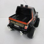 車体の後ろ側。PAJERO の文字が入っています。