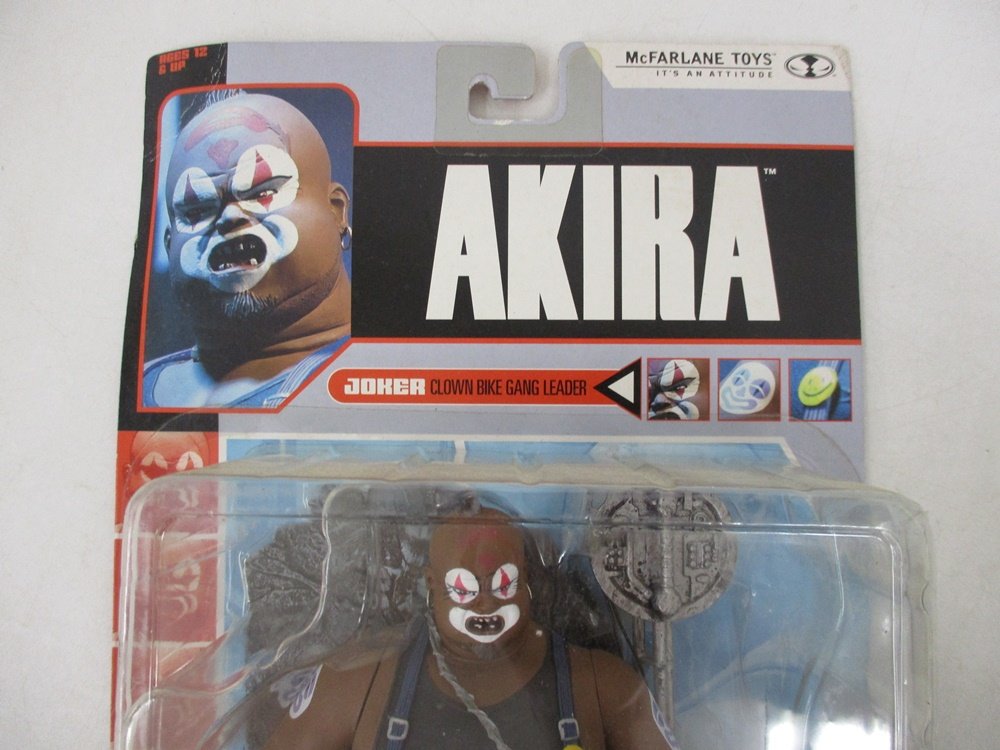 台紙の上部。JOKER CLOWN BIKE GANG LEADER の表記があります。