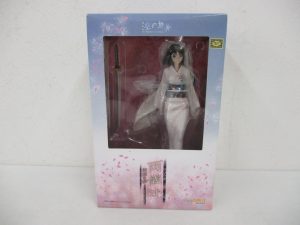 空の境界 両儀式 伽藍の洞 1/7 フィギュアの外箱正面。着物姿の両儀式が見えています。