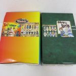 2つの箱を並べた上面。右が本商品の ゲゲゲの鬼太郎 の箱です。