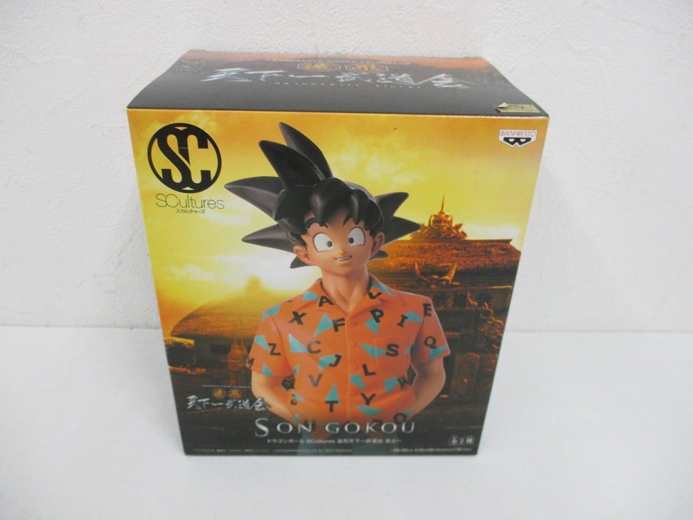ドラゴンボール SCultures 造形天下一武道会 孫悟空の外箱正面。