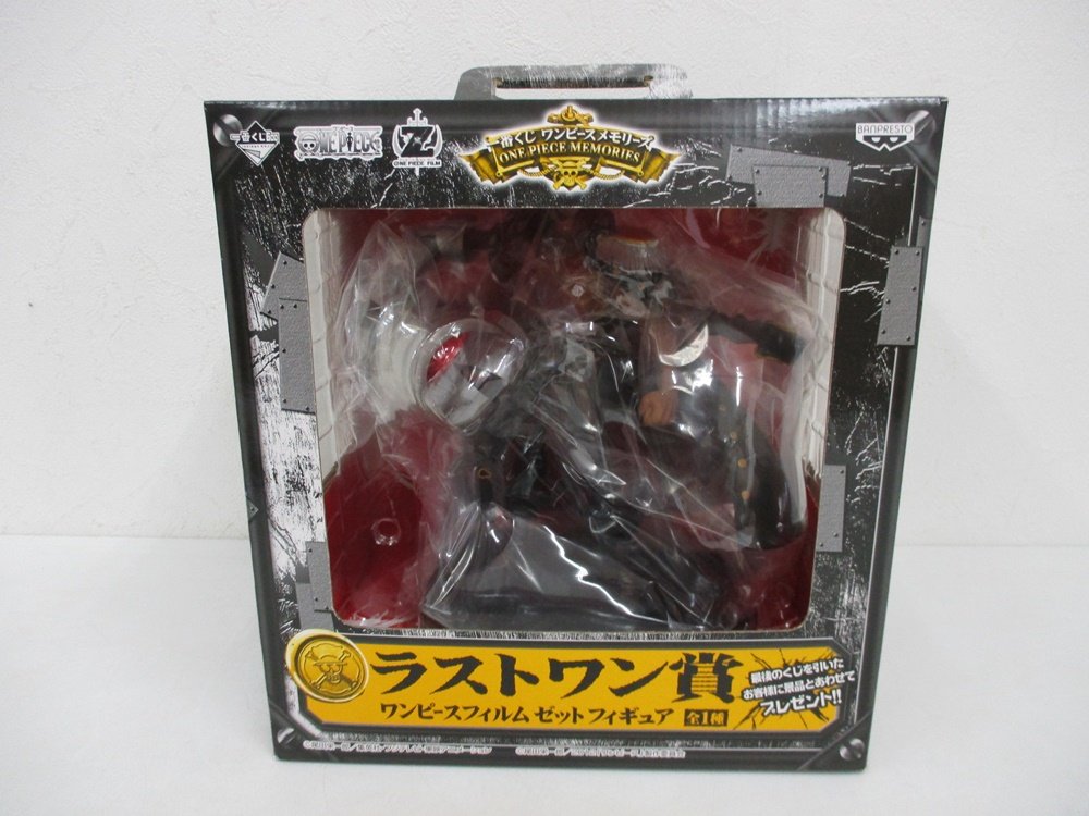 一番くじ ワンピースメモリーズ ラストワン賞 ゼット フィギュアの外箱正面。