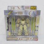 モビルスーツ・イン・アクション ジ・Oのパッケージ正面。窓から本体と武器が見えます。