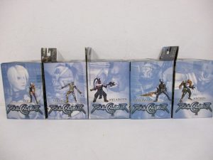 5つの箱の側面。右端の NECRID の面にイラストがあります。