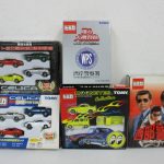 5つの箱を並べた写真。右の 西部警察 の箱が本商品です。