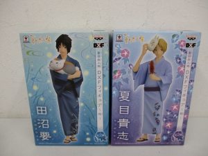 ～祭～ の2箱の正面。右の朝顔柄の箱が本商品の 夏目貴志 です。