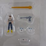 トレイの付属品。人形と交換用の顔、武器パーツです。