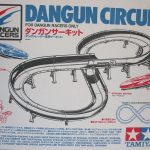 外箱正面。DANGUN CIRCUIT と ダンガンサーキット（ダンガンレーサー専用サーキット）、TAMIYA の印字があります。