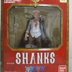 外箱正面。窓越しに本体が見え、Figuarts ZERO と SHANKS、シャンクス の印字があります。