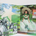 箱を開いた状態。内側に映画の場面写真と GONE WITH THE WIND の印字があります。