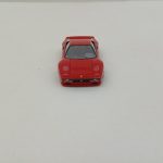 赤いミニカーの正面