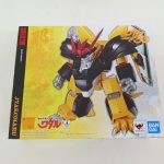 外箱の正面。『ROBOT魂』のロゴと邪虎丸の絵、『魔神英雄伝ワタル』のロゴ