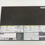 外箱の裏面。注意書きの表示