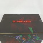外箱の上面。DYNACTIONのロゴ