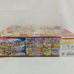 外箱の側面。シリーズのラインナップと注意書き、バーコード