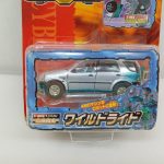 ブリスター部分の拡大。銀色の4WD車と『C-002 サイバトロン 豪腕闘士 ワイルドライド』の表示