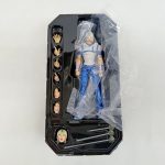 ブリスターに収まったフィギュアと交換用の手・頭部のパーツ