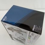 外箱の側面。「GOLZA」の表記と、バーコードのラベル、発売元の表記があります。