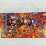 箱の正面。『MG ユニコーンガンダム HDカラー＋MS CAGE』の文字と赤い背景の機体の絵