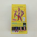 外箱の裏面。ポーズ例の写真と付属パーツの紹介