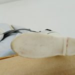 もう片方のブーツの底の拡大