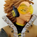 フィギュアの顔とゴーグルの拡大