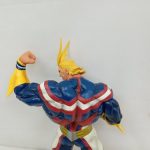 フィギュアの上半身を背面から近づいて写したところ