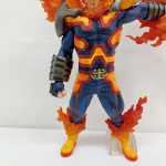 胴体の拡大。コスチュームの模様