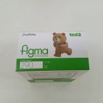 外箱の上面。「figma」ロゴと走るテッドの絵、「290 テッド」の表記