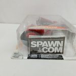 パッケージを上から見た様子。『SPAWN.COM』の紙が入っている