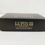 内箱の別の側面。LUPIN III since 1967 GUN ACTION ZIPPOの文字