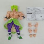 本体の正面全身と説明書、交換用の手首・顔パーツ