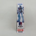 外箱の側面。機体の全身の写真と『ROBOT魂』のロゴ