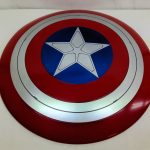 盾を斜めから写した表面の全体