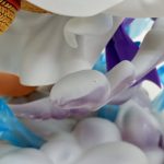 雲の台座と衣装の裾の拡大