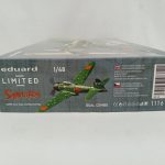 箱の側面。eduard LIMITED SAMURAI A6M3 Zero Type 22/22a/32/32a、品番11168とバーコード