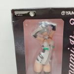 外箱の窓から見えるフィギュアの上半身のアップ