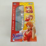 外箱の別の側面。ナミの写真と『P.O.P LIMITED EDITION』の文字