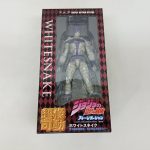 外箱の正面。『超像可動』『ジョジョの奇妙な冒険 ストーンオーシャン』『ホワイトスネイク』の文字と窓越しのフィギュア