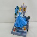 置物を正面から見た全体。階段の下に2つの小さなスノードーム