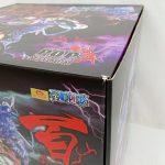 外箱の角の拡大。ONE PIECEのロゴ