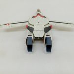 機体を後ろから見た様子。エンジンノズル